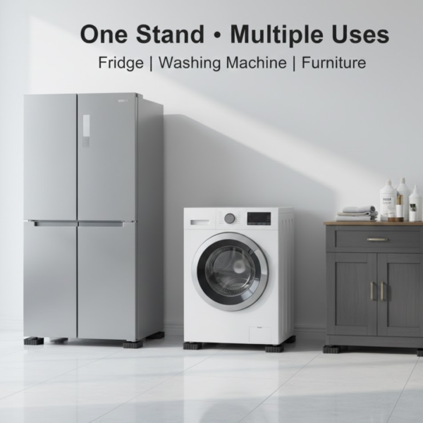 Refrigerator base Stand 4pcs, Washing Machine Stand, Furniture Base Stand, Fridge