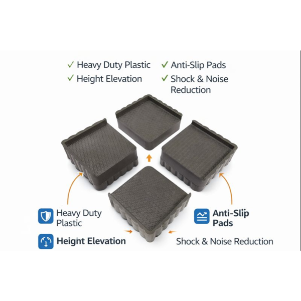 Refrigerator base Stand 4pcs, Washing Machine Stand, Furniture Base Stand, Fridge