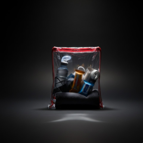 Transparent Waterproof Plastic Stadium Bag – Gym, Travel & Sports