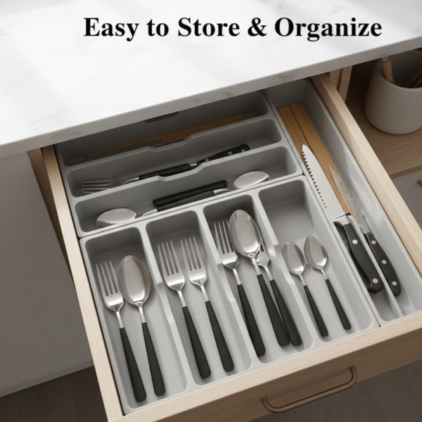 New Stylish 24 Pcs Plastic, Stainless Steel Cutlery Set (Pack of 24)
