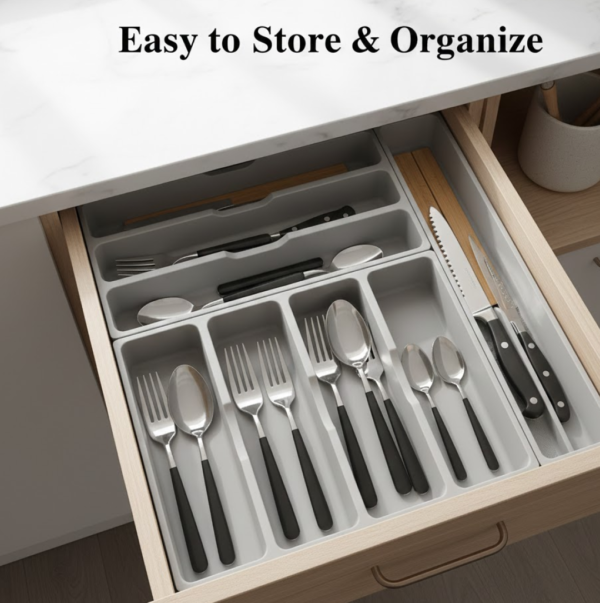 New Stylish 24 Pcs Plastic, Stainless Steel Cutlery Set (Pack of 24)