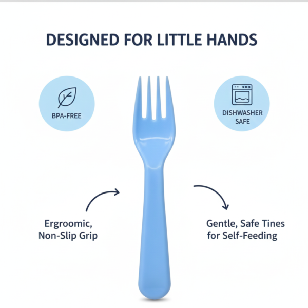 2092621677.png Reusable Heavy Weight Plastic Forks Serving Fork Set for Kitchen Travel Home 5 Pc