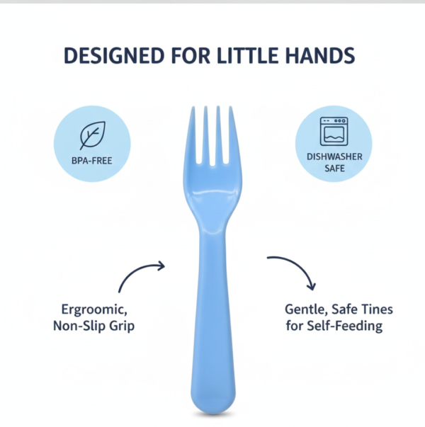 2092621677.png Reusable Heavy Weight Plastic Forks Serving Fork Set for Kitchen Travel Home 5 Pc