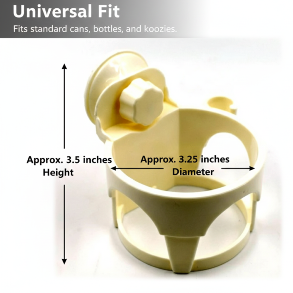 Hair Dryer Holder with Suction - Wall-Mount Bathroom Organizer for Women & Girls