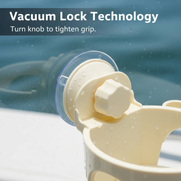 Hair Dryer Holder with Suction - Wall-Mount Bathroom Organizer for Women & Girls