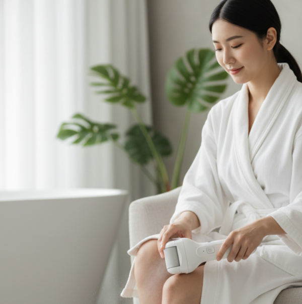 Portable Electric Foot File – Rechargeable Callus Remover & Pedicure Tool Smooth Feet