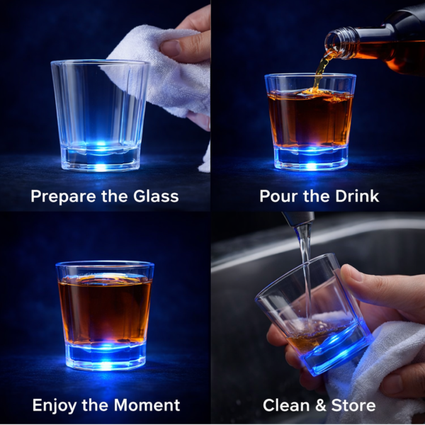 2092621690.png Premium LED Light-Up Shot Glass Set (24 Pc Set)