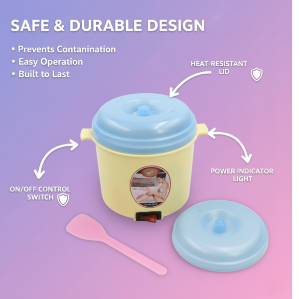 Wax Heating Machine, Reliable and Convenient to Use  240W  for Parlour, Salon, Home