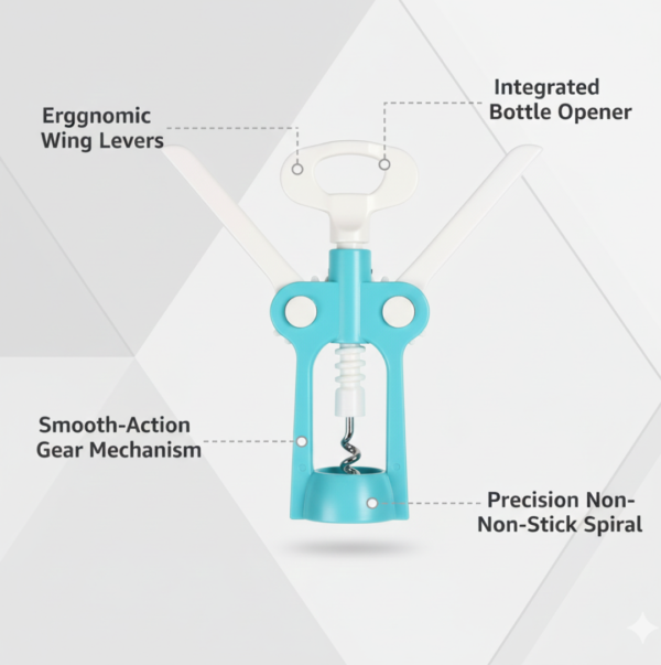 Waiter Wine Corkscrew Bottle Beer Cap Opener for Restaurants Bar Home