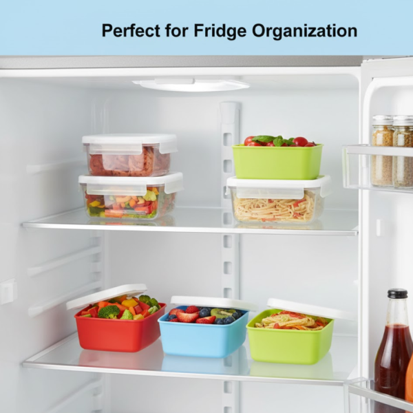 2092621730.png 3-Piece Multicolor Airtight Container Set – Rectangular Food & Fridge Storage