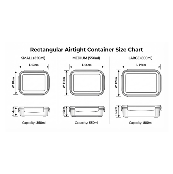 2092621732.png 3-Piece Multicolor Airtight Container Set – Rectangular Food & Fridge Storage