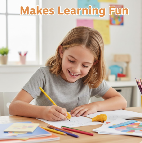 Cute Chicken Wing & Leg Erasers for Kids & Students (8 Pc Set)