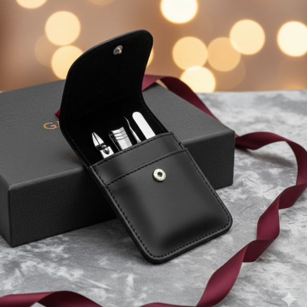 6-in-1 Professional Nail Care Kit: Clippers, Scissors & More Nail (Travel or Home)