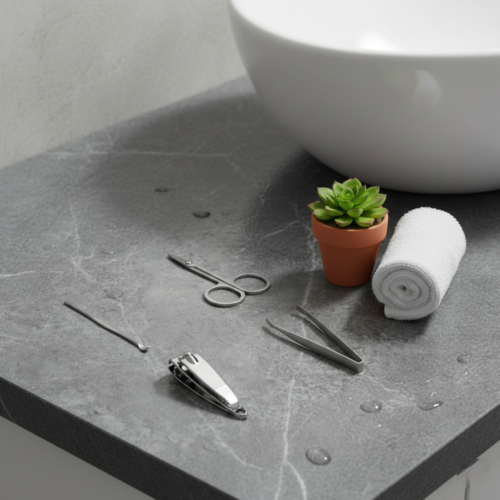 Mini Nail Clipper Set With Plastic Storage Case, (4 Pc Set)