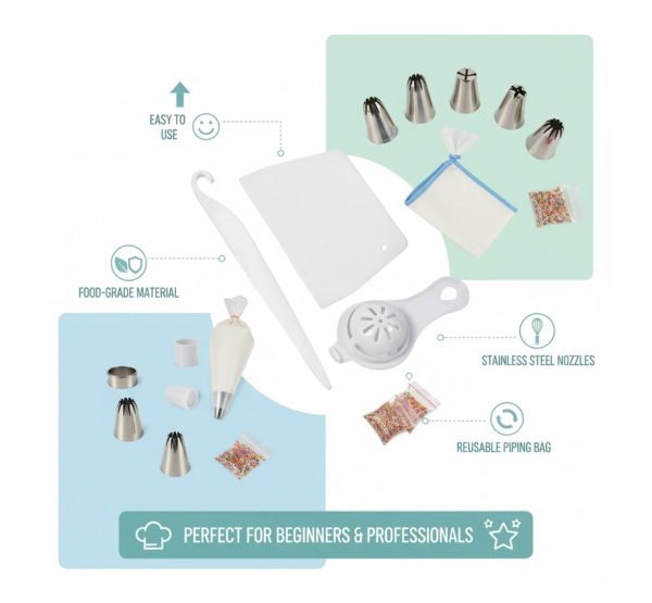 2092621772.png Essential Cake Decorating Kit: 3-Piece Set for Bakers of All Levels