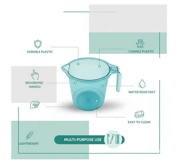 Bathroom Essentials: Stylish Mug for Organization (Muga, Mix Color)