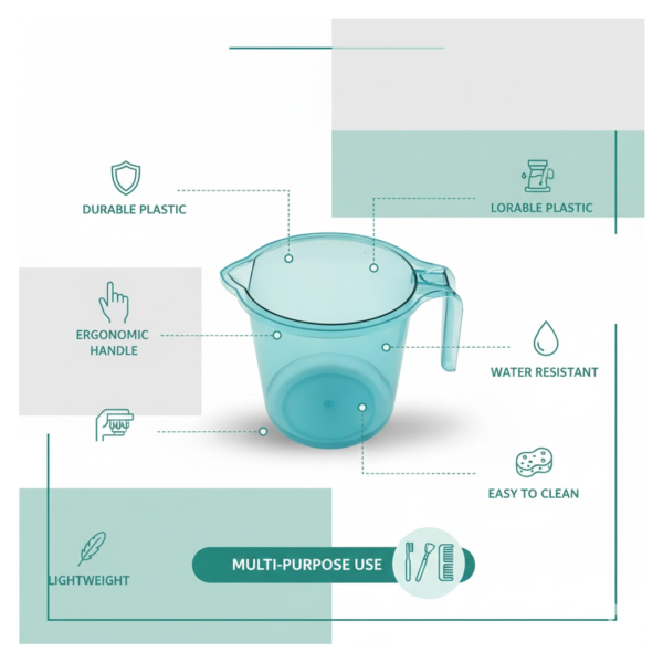 Bathroom Essentials: Stylish Mug for Organization (Muga, Mix Color)