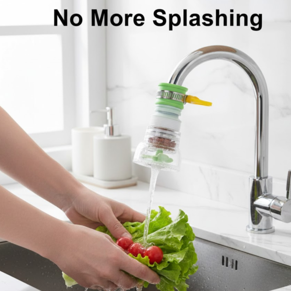 360 Degree Water Saving Faucet Expandable Water Valve Splash Regulator