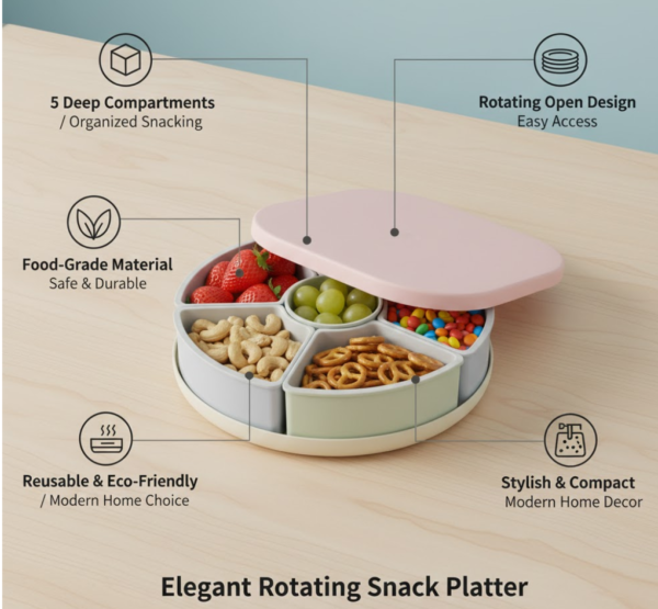 2092621798.png Large Compartment Box | Creative Divided Food Fruit Plate