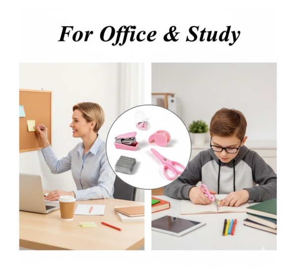 Mini Office Stationery Set (4 Pcs Set)