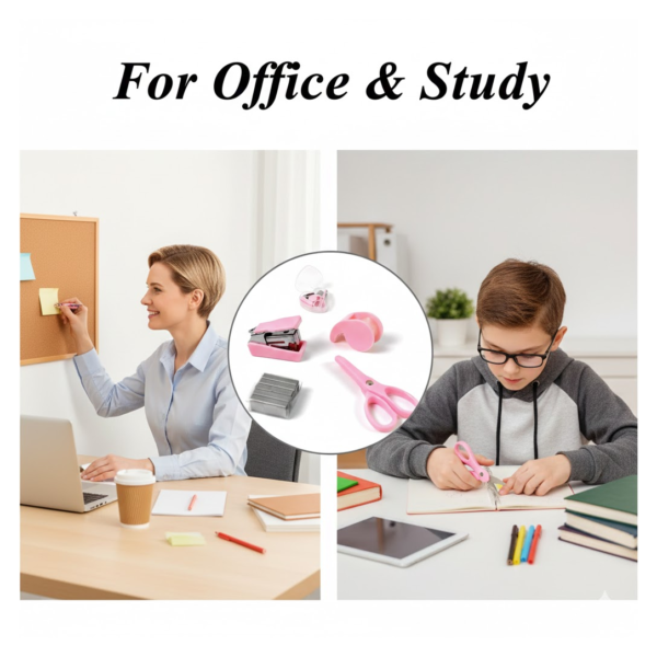 Mini Office Stationery Set (4 Pcs Set)