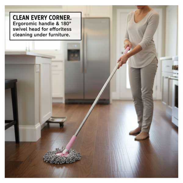 Spin Mop with Bucket for Floor Cleaning - Magic Mop Set