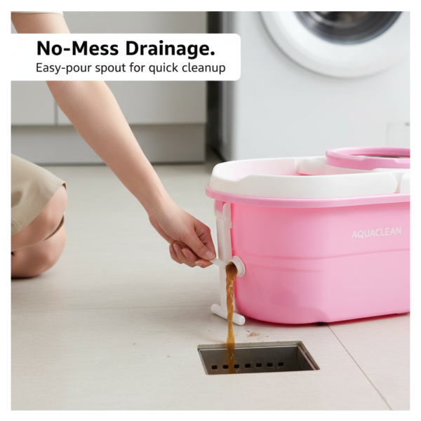 Spin Mop with Bucket for Floor Cleaning - Magic Mop Set