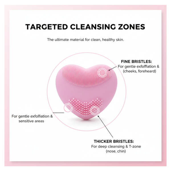 2092621852.png Heart-Shaped Silicone Face Wash Brush – Facial Cleansing Scrubber for Women