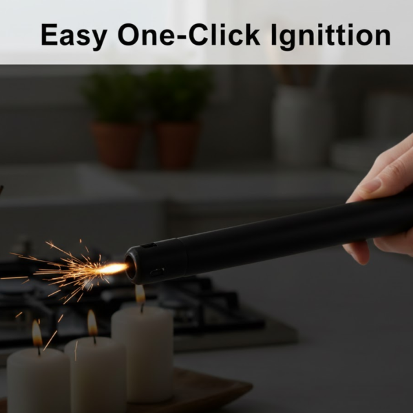 Stainless Steel Gas Lighter for Kitchen Stoves (1 Pc)