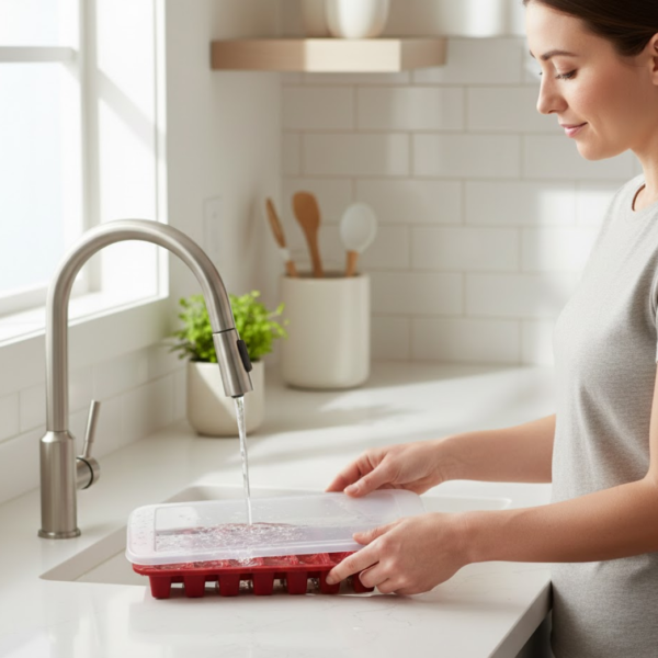 Supermom Frizzy Ice Tray with 2-in-1 Compartment for Ice Cubes and Storage Box (1 Pc)