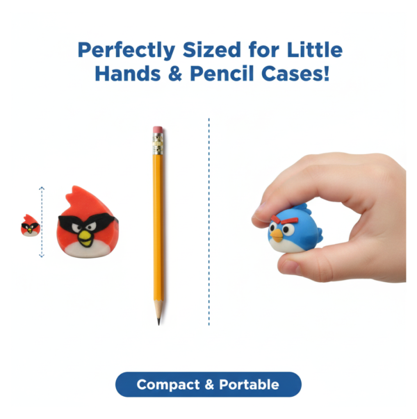 Colorful Novelty Eraser Set for Kids and Gifts (28 Pcs In 1 Packet)