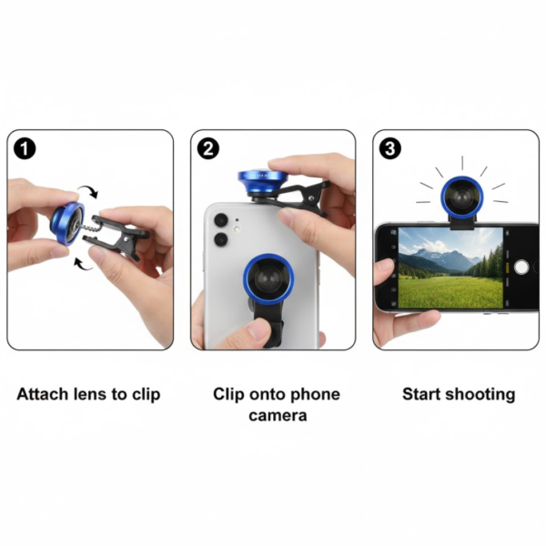 2092621952.png Universal Clip-On Selfie Camera Lens (1 Set)
