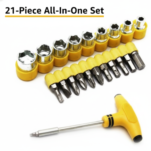 2092621971.png 24pcs T shape screwdriver set Batch Head Ratchet Pawl Socket Spanner hand tools