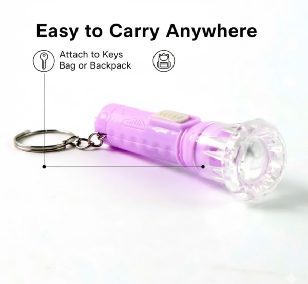 2092622034.png Mini LED Flashlight Keychain Torch (Mix Color & 1 Pc)