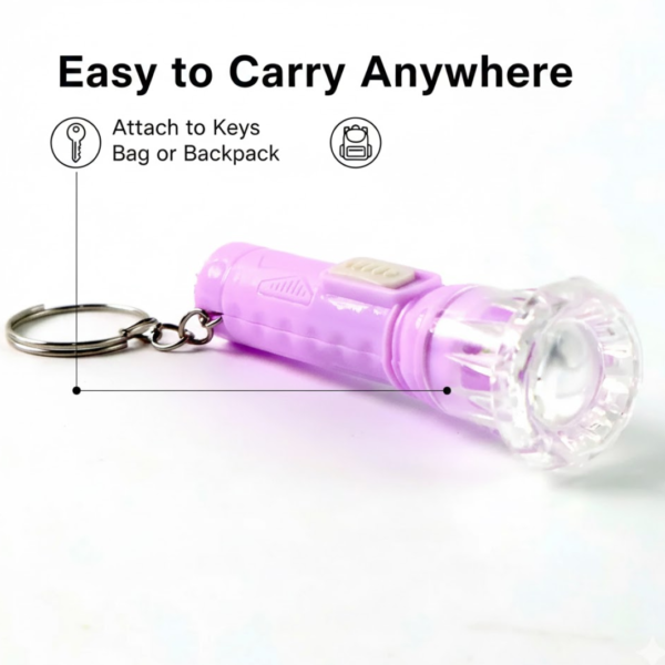 2092622034.png Mini LED Flashlight Keychain Torch (Mix Color & 1 Pc)