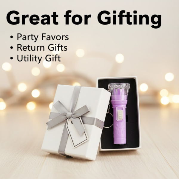 2092622036.png Mini LED Flashlight Keychain Torch (Mix Color & 1 Pc)
