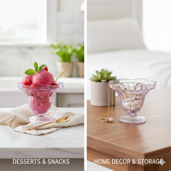 2092622044.png Crystal Plastic Ice-Cream Bowl Set – Serving Bowls (6 Pc)