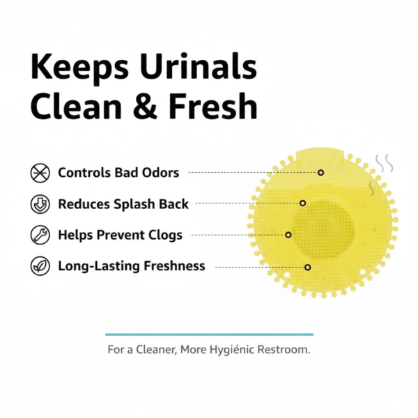 Urinal Screen Deodorizer Mat (1 Pc)