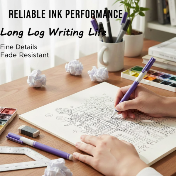 Large Black ball Pens Set Drawing Writing Pen 0.5 mm (1 Pc)