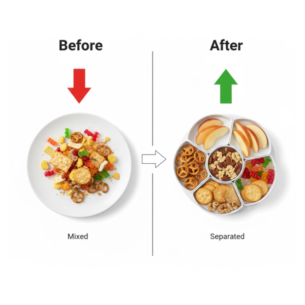 2092622107.png Large Compartment Box | Creative Divided Food Fruit Plate