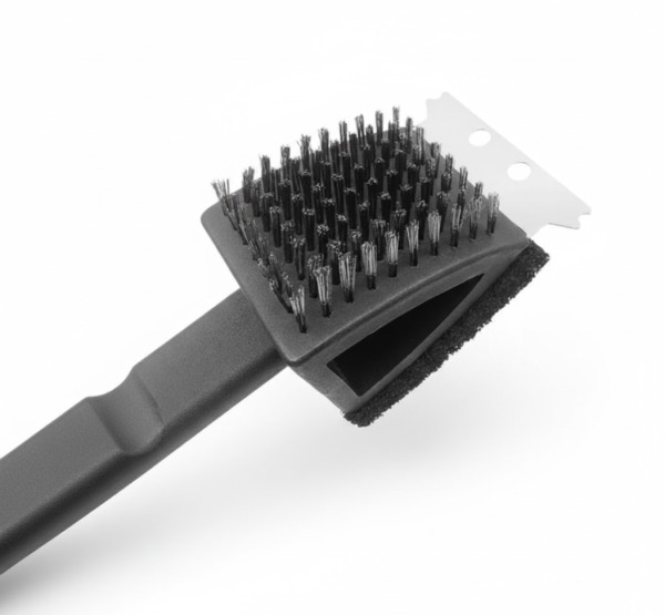 2092622118.png Black 2 Side Use Brush Scarp Cleaning Brush & Wire Brush for Garage Use