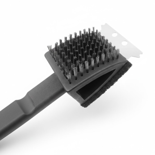2092622118.png Black 2 Side Use Brush Scarp Cleaning Brush & Wire Brush for Garage Use