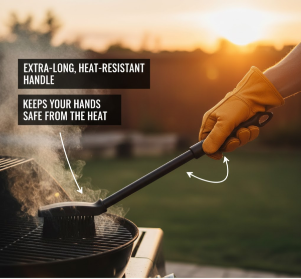 2092622121.png Black 2 Side Use Brush Scarp Cleaning Brush & Wire Brush for Garage Use