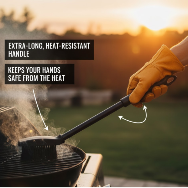 2092622121.png Black 2 Side Use Brush Scarp Cleaning Brush & Wire Brush for Garage Use