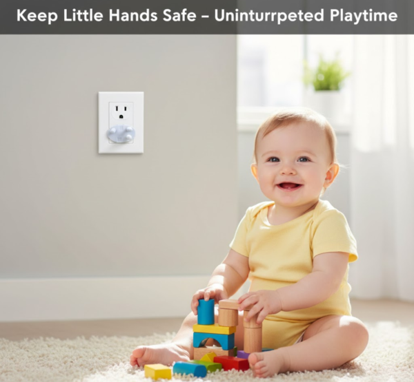 Safety Cover Guards for Electric Socket Plug (Big)