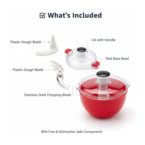 2092622138.png Dough Maker Machine With Measuring Cup (Atta Maker)