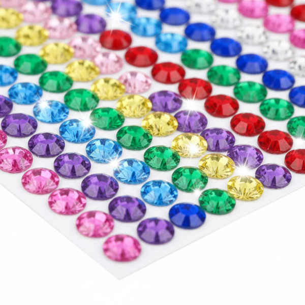 Self Adhesive Crystal Stickers for Art, Craft, Jewelry, Phone & School Projects