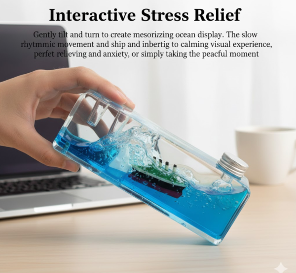 Car Interior Dashboard Decoration Floating Water Cruiser Ship (1 Pc)