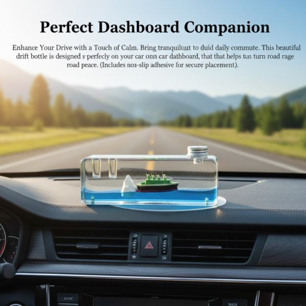 Car Interior Dashboard Decoration Floating Water Cruiser Ship (1 Pc)
