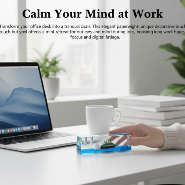 Car Interior Dashboard Decoration Floating Water Cruiser Ship (1 Pc)